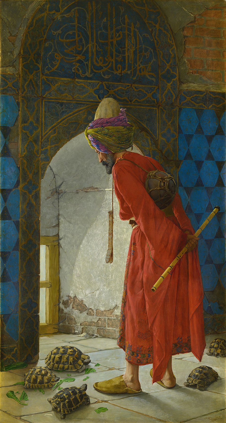 The Tortoise Trainer — Osman Hamdi Bey, 1906